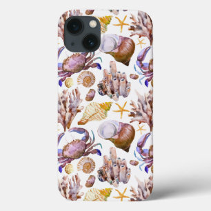 Watercolor Sea Life Pattern 4 Case-Mate iPhone Hülle