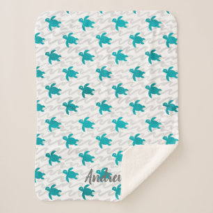 Watercolor Sea Turtle Sherpadecke