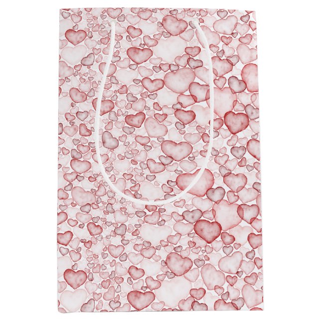 watercolor seamless pattern mittlere geschenktüte (Vorderseite)