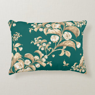 Watercolor seamless pattern of flowering branches, dekokissen