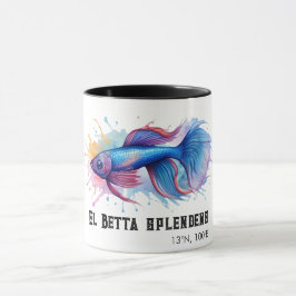 Watercolor Series: Betta Fish Tasse