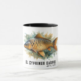 Watercolor Series: Carp Tasse