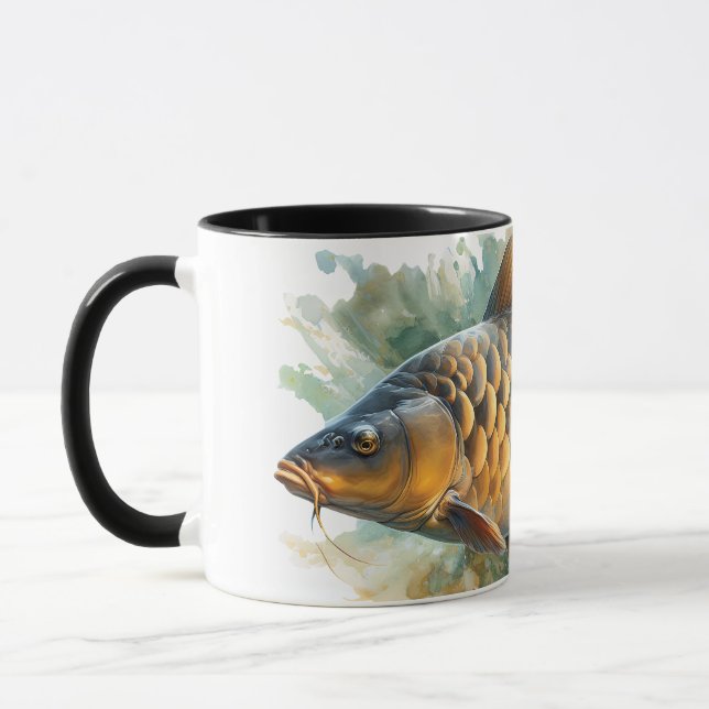 Watercolor Series: Carp Tasse (Links)