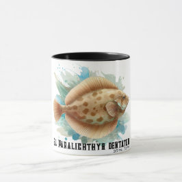 Watercolor Series: Flounder/Flatfish Tasse