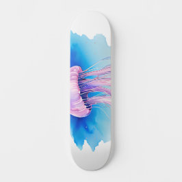 Watercolor Series: Jellyfish 2 Skateboard