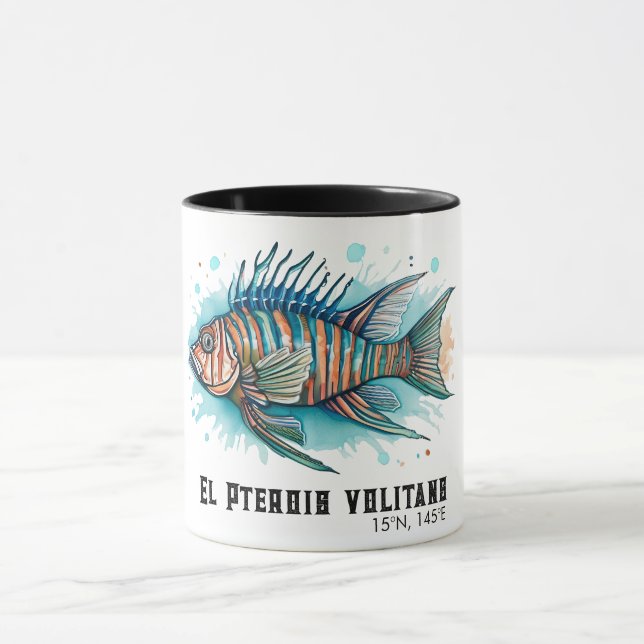 Watercolor Series: Lionfish Tasse (Zentrum)