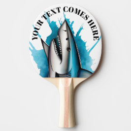 Watercolor Series: Shark Tischtennis Schläger