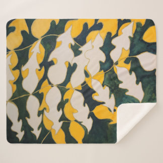 Watercolor Sherpa Blanket Sherpadecke