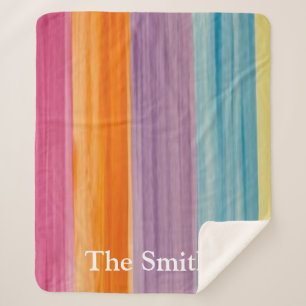 WATERCOLOR SHERPA BLANKET SHERPADECKE