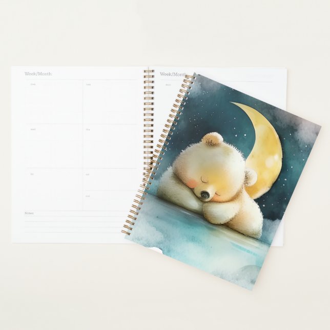 Watercolor Sleeping Bear Planer (Anzeige)