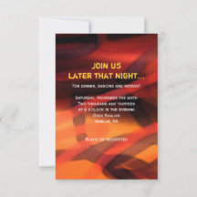WATERCOLOR STAR Bar Bat Mitzvah Party Card