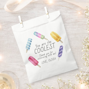 Watercolor Summer Popsione Geburtstag vielen Dank Geschenktütchen