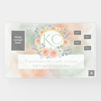 Watercolor Teacher Appreciation Photo Banner