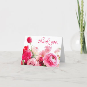 Watercolor Template Vielen Dank Handschrift Rose Dankeskarte