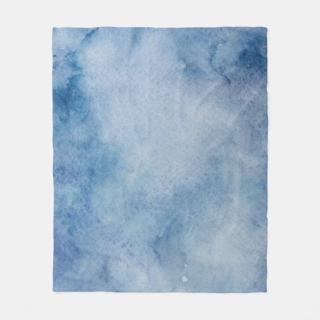 Watercolor texture background paint fleecedecke (Vorderseite)