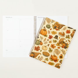 Watercolor Thanksgiving-Muster Planer