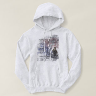 Watercolor The Raven Edgar Allan Poe Author Hoodie