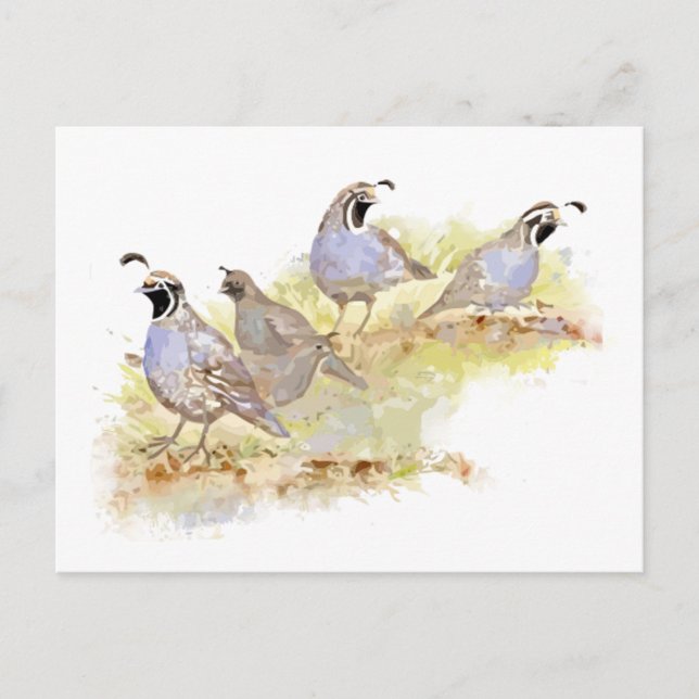 Watercolor - The Restaurant Postkarte (Vorderseite)
