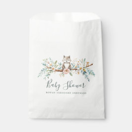 Watercolor-Tiere in Holz Geschenktütchen