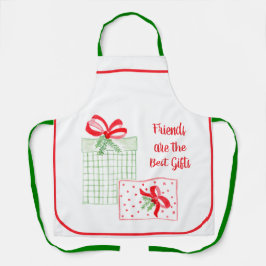 Watercolor Urlaub Freunde sind die besten Geschenk Schürze