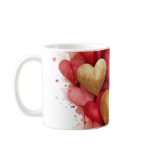 Watercolor Valentinstag Herz