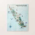 Watercolor Vancouver Insel Karte Puzzle<br><div class="desc">Ein Kunstwerk für jeden, der Vancouver Island Liebe hat. Mit all den touristischen Sehenswürdigkeiten! Fügen Sie diesem Design Ihre benutzerdefinierte Formulierung hinzu, indem Sie die "Diese Vorlage bearbeiten"-Felder auf der rechten Seite des Elements verwenden, oder klicken Sie auf die blaue Schaltfläche "Anpassen", um den Text anzuordnen, die Schriftart und Farben...</div>