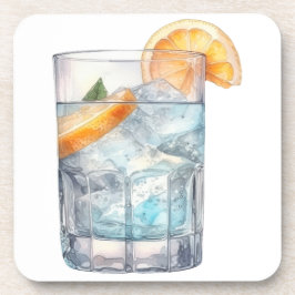 WATERCOLOR VODKA AUF DEN FELSEN GETRÄNKEUNTERSETZER