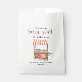 Watercolor-Wagen Beeren Baby-Party Geschenktütchen
