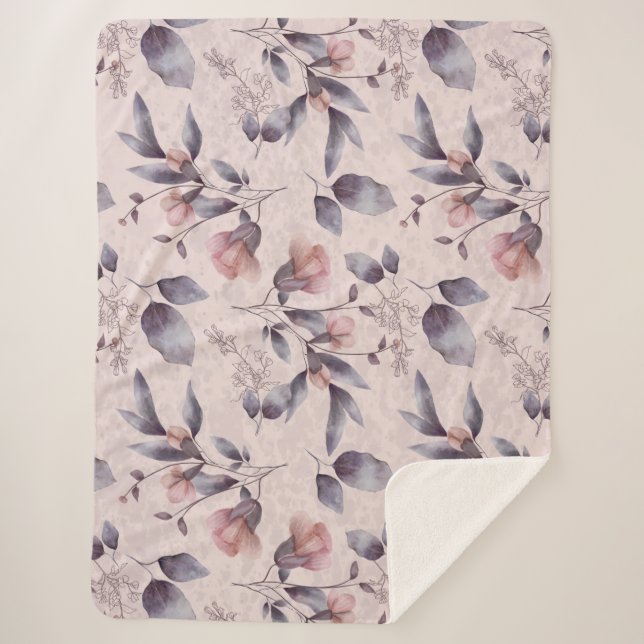 Watercolor Wash BG & Handlackiertes Wasserfarbelem Sherpadecke (Vorderseite)