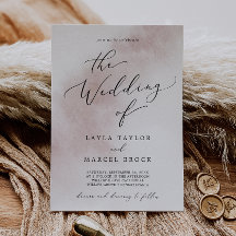 Watercolor Wash | Blush the Wedding of