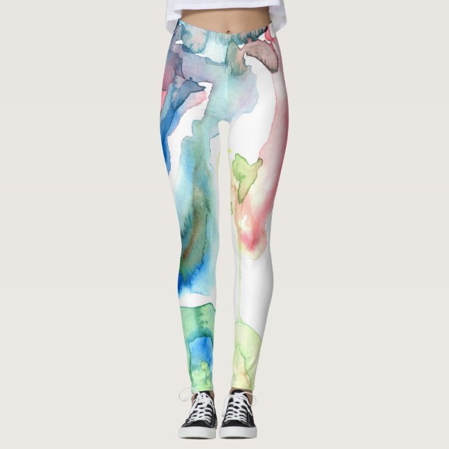 Watercolor Wash Leggings (Vorderseite)
