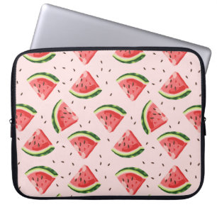 Watercolor Watermelon Frucht Muster Laptopschutzhülle