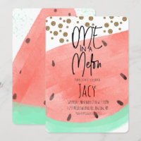 Watercolor Watermelon Wash Imitate Glitzer Confett