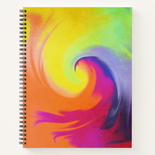 Watercolor Wave - 8.5" x 11" SpiralNotebook Notizbuch