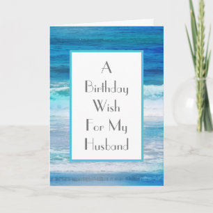 Watercolor Waves Card Karte