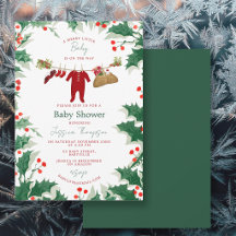 Watercolor-Weihnachts-Baby-Kleiderleine-Baby-Party