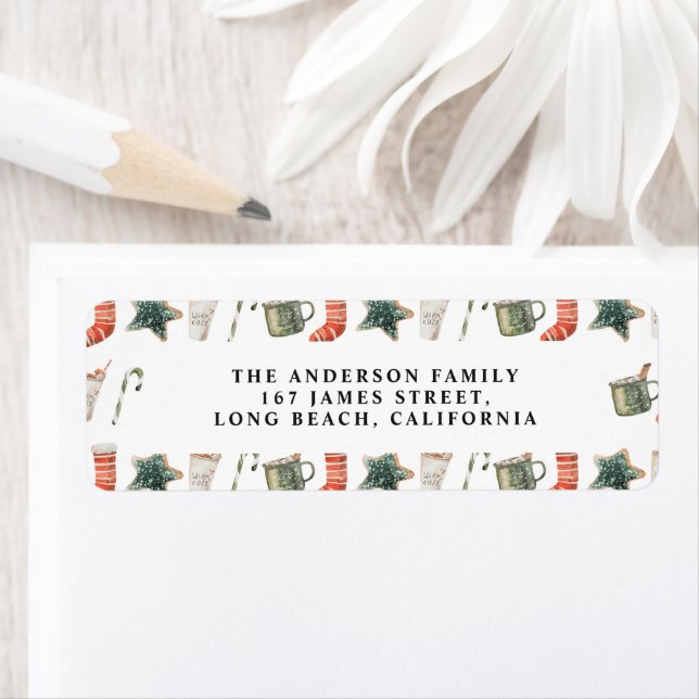 Watercolor Weihnachtsgebäck Traditionell elegant (Insitu)