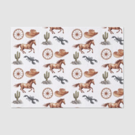 Watercolor Western Kid Art Seidenpapier