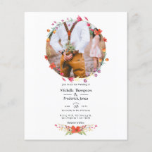 Watercolor Wild Blume Wedding Foto Wedding Foto