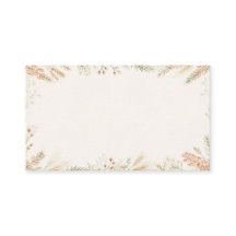 Watercolor Wildflower Wedding Enclosure Card |