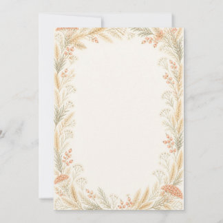 Watercolor Wildflower Wedding Invitation Einladung