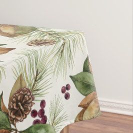 Watercolor Winter Botanical Pattern Tischdecke