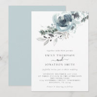Watercolor Winter Florals Weihnachtsfeier