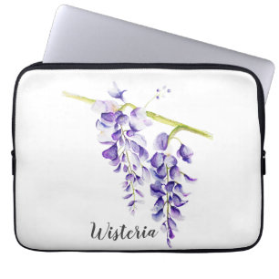 Watercolor Wisteria Locarno Laptopschutzhülle