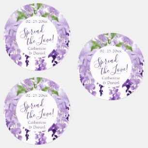 Watercolor Wisteria Wedding Spread The Liebe Scrip Etiketten