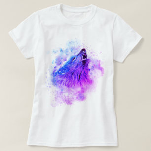 Watercolor-Wolf-T - Shirt