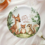 Watercolor Woodland Oh Deer Baby Dusche Pappteller<br><div class="desc">Lassen Sie sich mit den Baby Shower Paper Tellern von Woodland "Oh Deer" noch verzaubern! Die reizenden Teller sind von einem süßen Hirsch umgeben, umgeben von zarten Blumen, Grünpflanzen und skurrilen Waldelementen. Mit sanften, erdigen Grüntönen, Braun und dezenten Pastelltönen bringen sie eine gemütliche, rustikale Touch in Ihre Feier und ergänzen...</div>