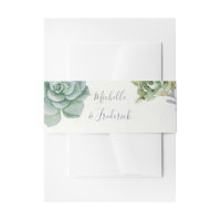 Watercolor Wüste Cactus succulents Wedding