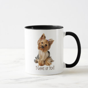 Watercolor Yorkie Yorkshire Terrier Pet Dog Custom Tasse