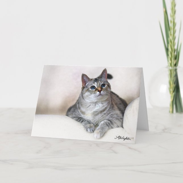 Watercolor Zilla Karte (Vorderseite)